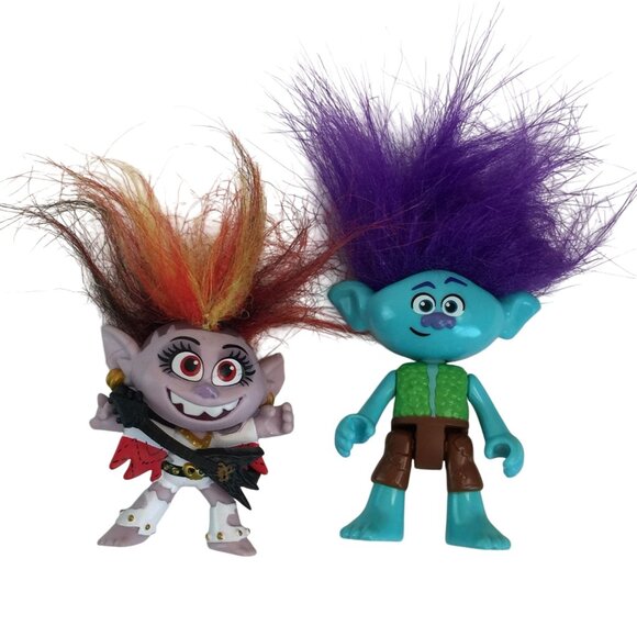 Imaginext Trolls Toy Figures & Accessories Poppy Branch Satin Barb Dreamworks - Picture 6 of 12